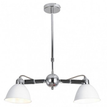 Distribuidor - Lâmpadas Diversas | Lâmpadas Modernas | LAMPARA BURI 2XE27 BLANCO/CROMO REGX52X15,5 CM Ref: 143152001